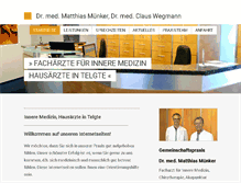 Tablet Screenshot of internisten-telgte.de